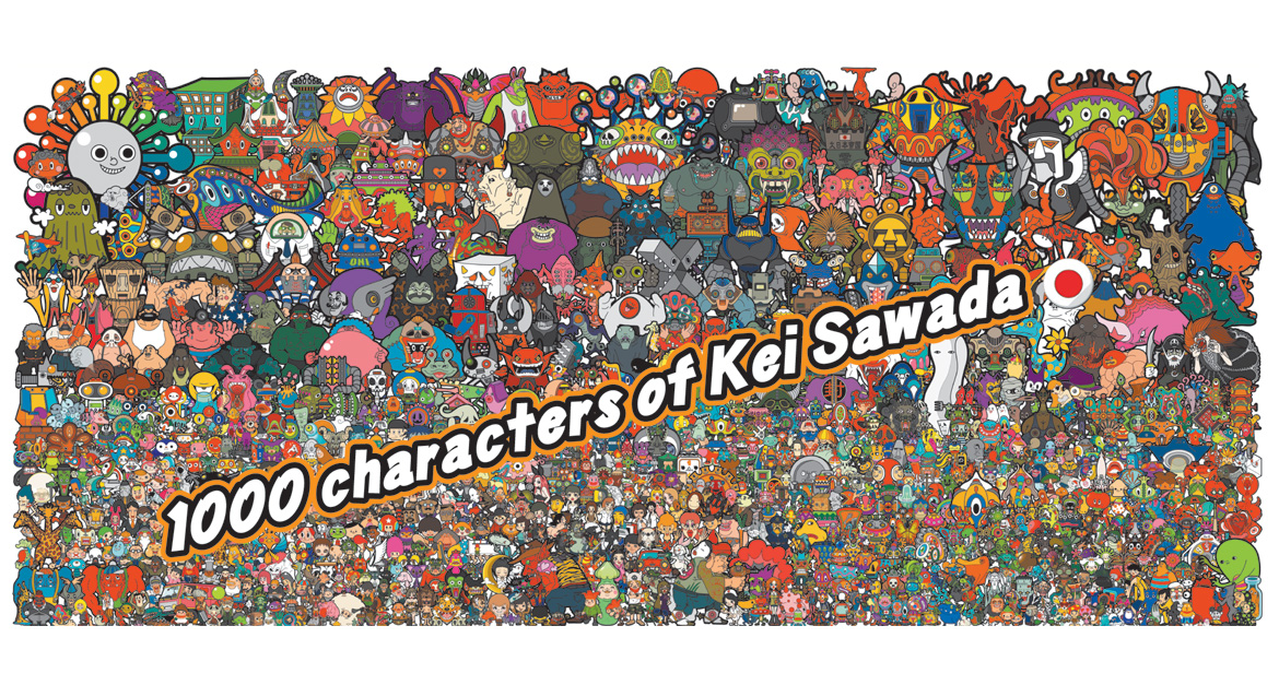 1000 characters of Kei Sawada